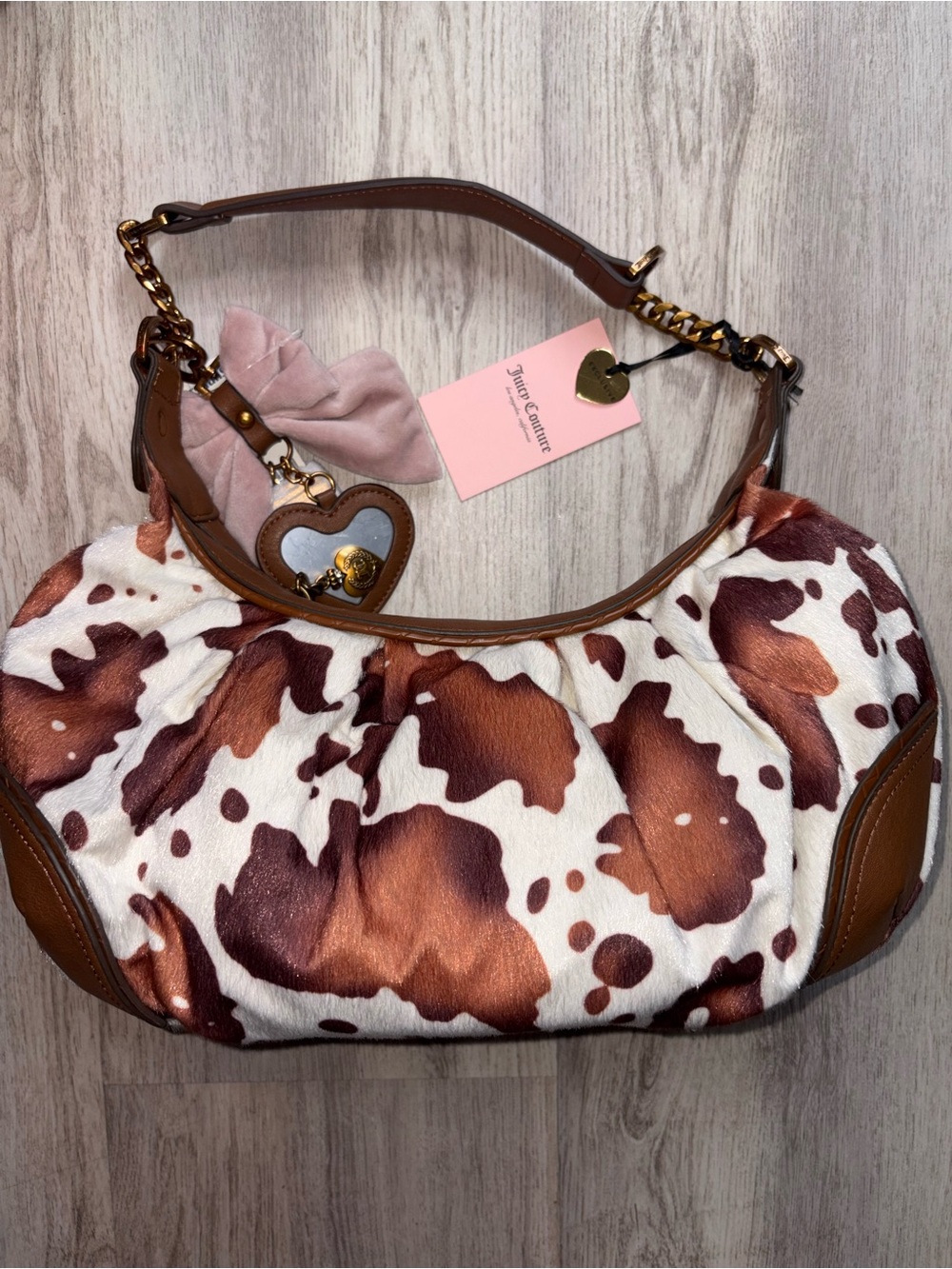 Viral Juicy Couture cow print hobo/coho - Picture 4 of 4